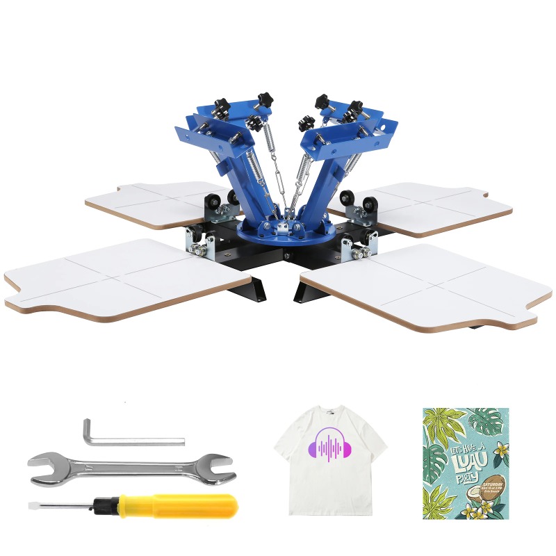 Commercial Printing Press Machine - Screen Printing Machine 360° Rotable Silk