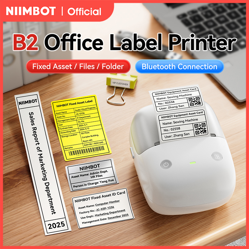 Commercial Document Printing - Niimbot Portable Office Label Printer Inkless