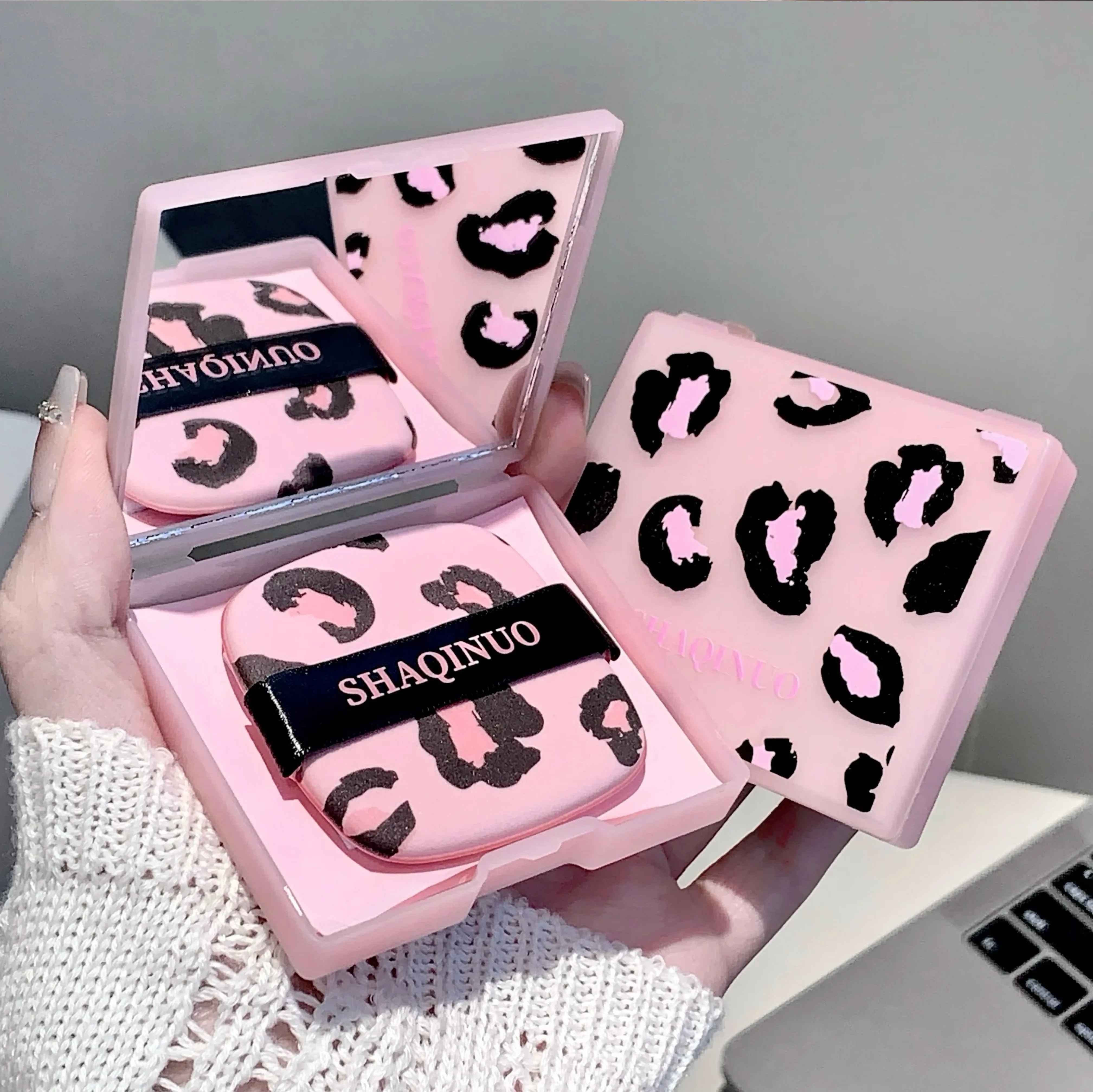 Commercial Printing Paper - 100 Sheets Pink Leopard Print Facial