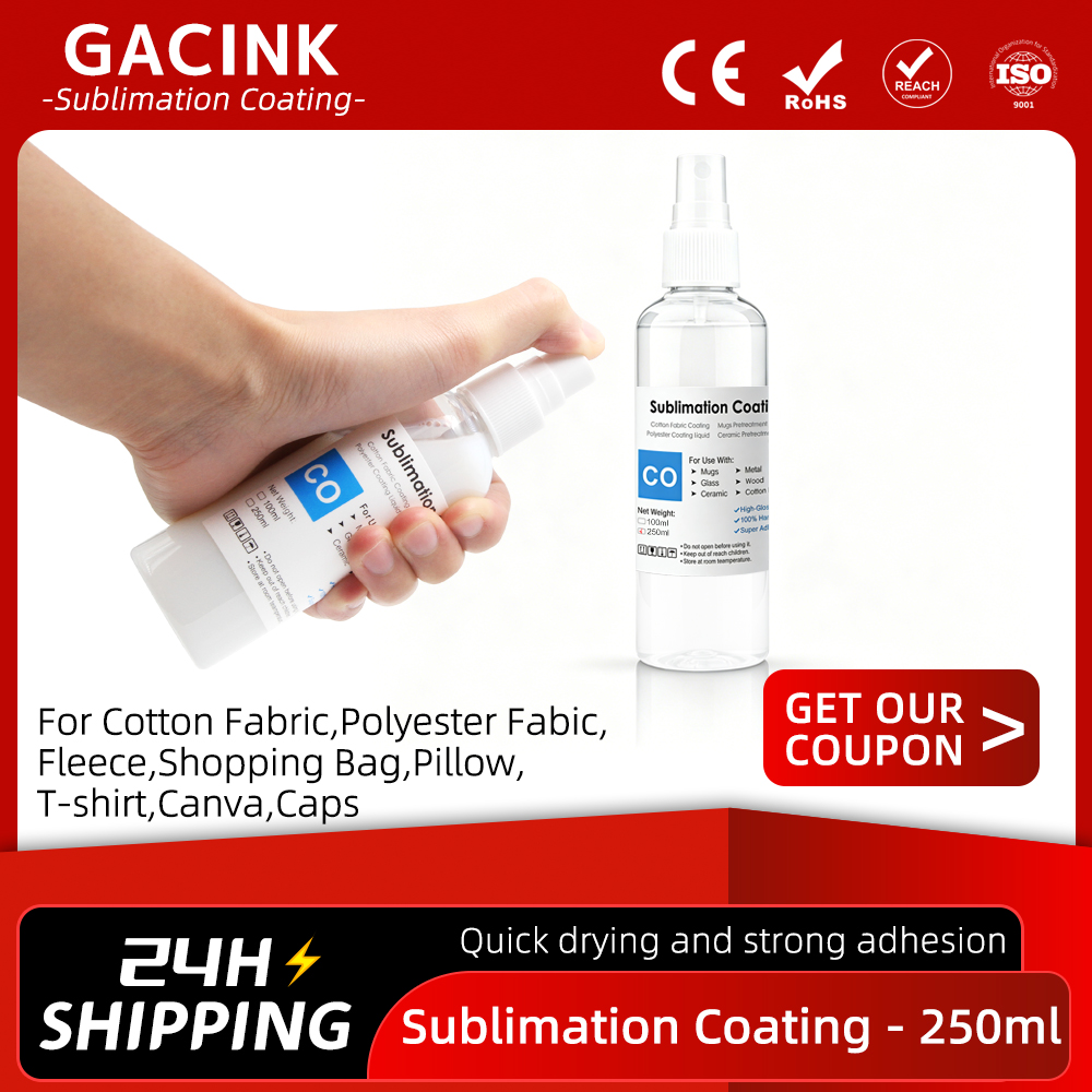 Sublimation Ink 100Ml - 250ml Sublimation Coating Spray Suitable For