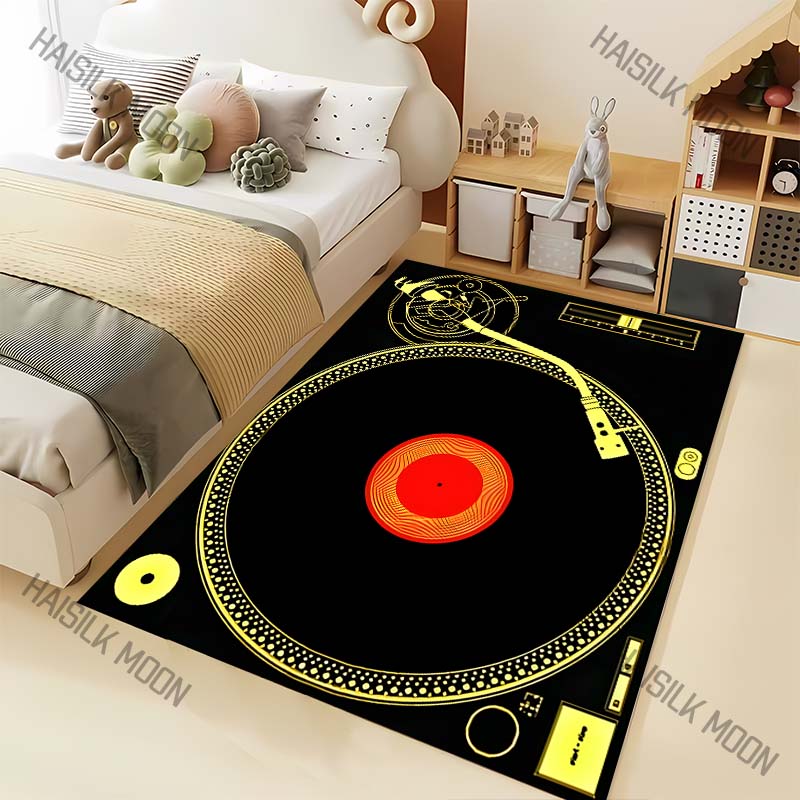 Commercial Vinyl Printing Machine - Vinyl record turntable tonearm red label