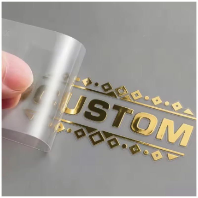 Custom 3D Gold Transfer Sticke - Company Profile Printing recensione e prezzo