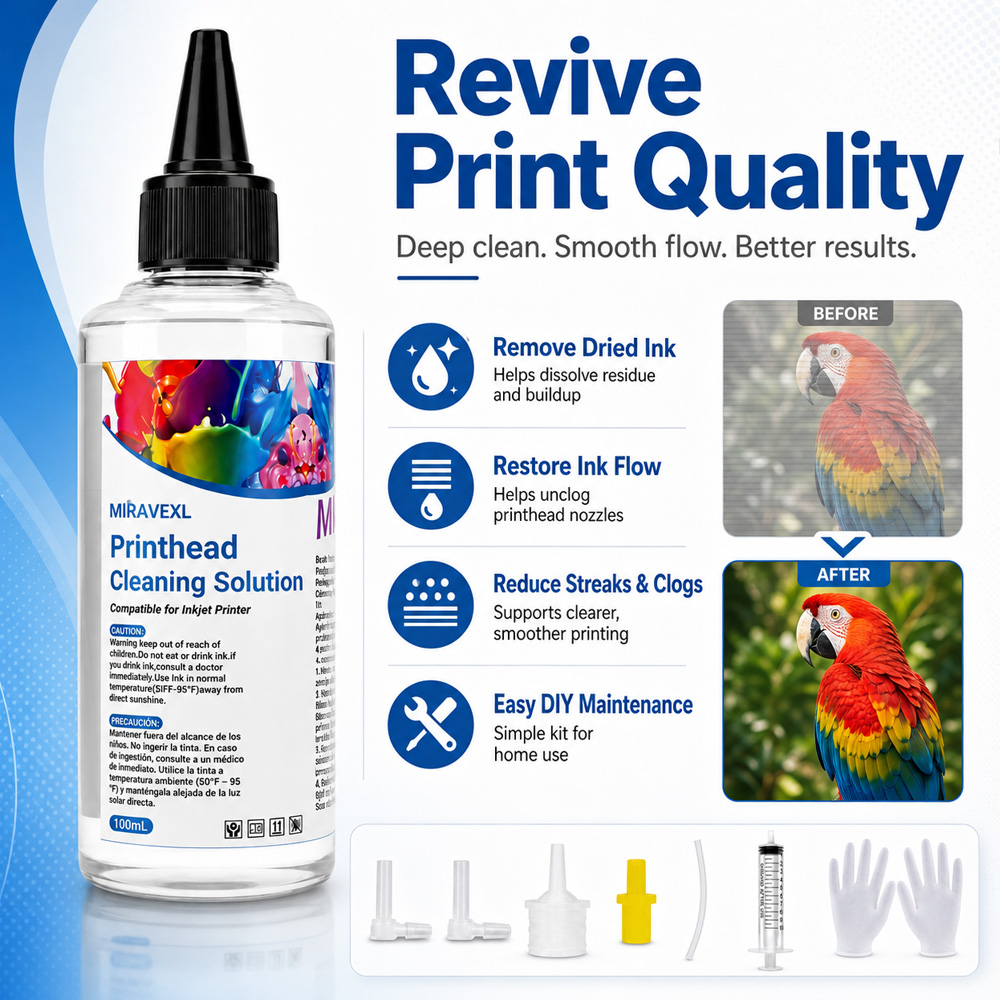 MIRAVEXL Printhead Cleaning So - Sublimation Ink 100Ml recensione e prezzo