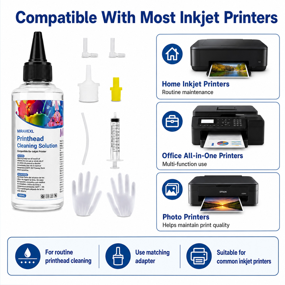 MIRAVEXL Printhead Cleaning So - Sublimation Ink 100Ml recensione e prezzo