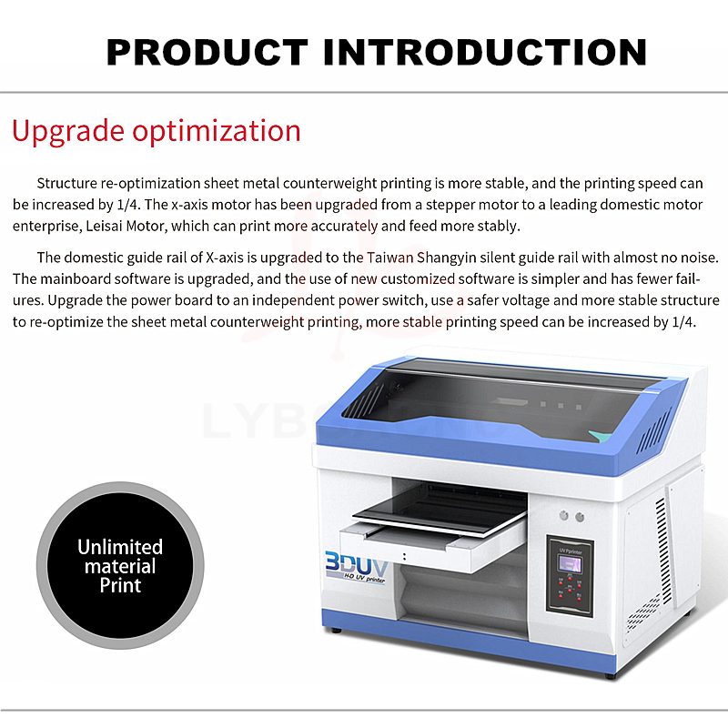 LY 3060 220V 110V Full Automat - Uv Flatbed Printer recensione e prezzo