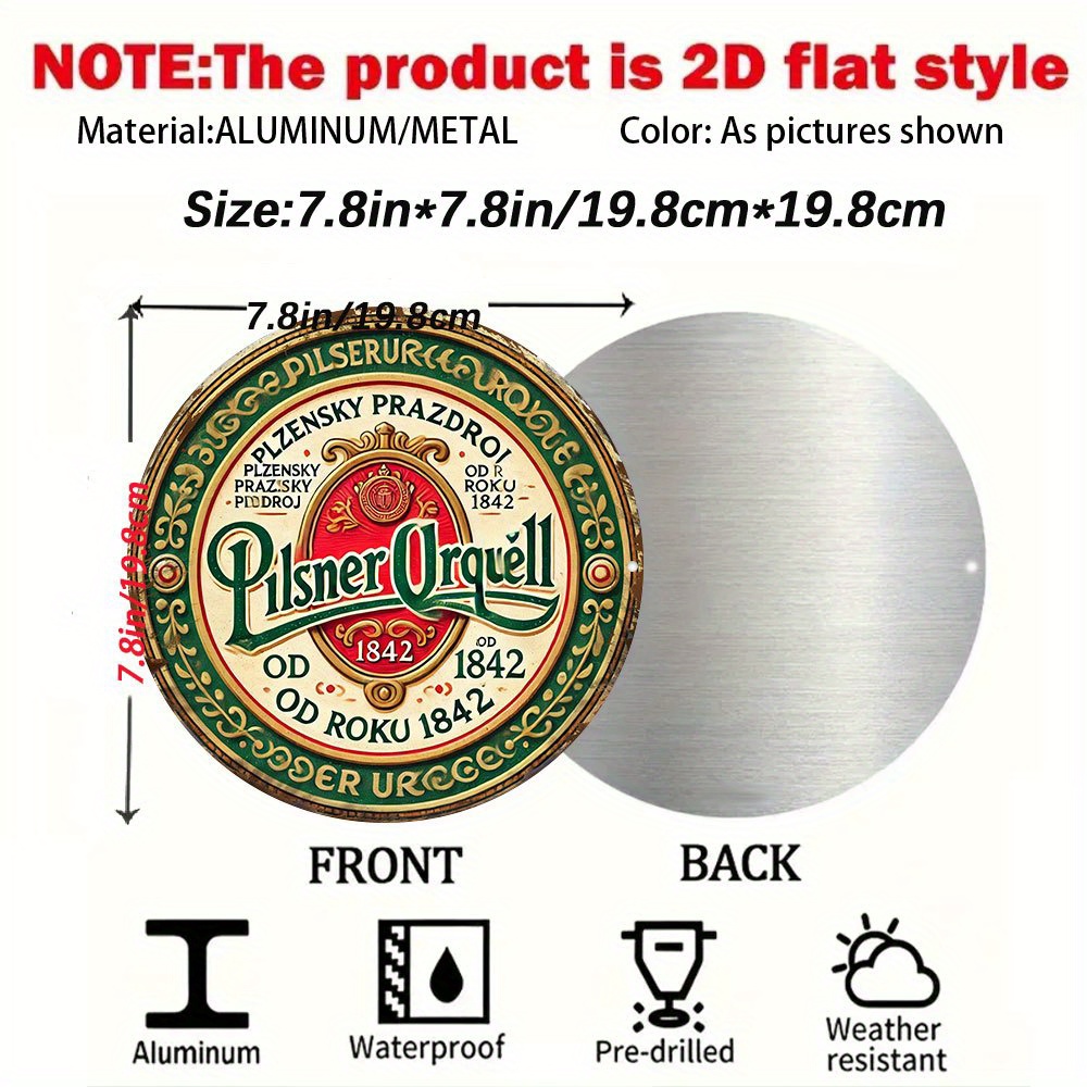 2D Flat Pilsner Urquell Beer L - Company Profile Printing recensione e prezzo
