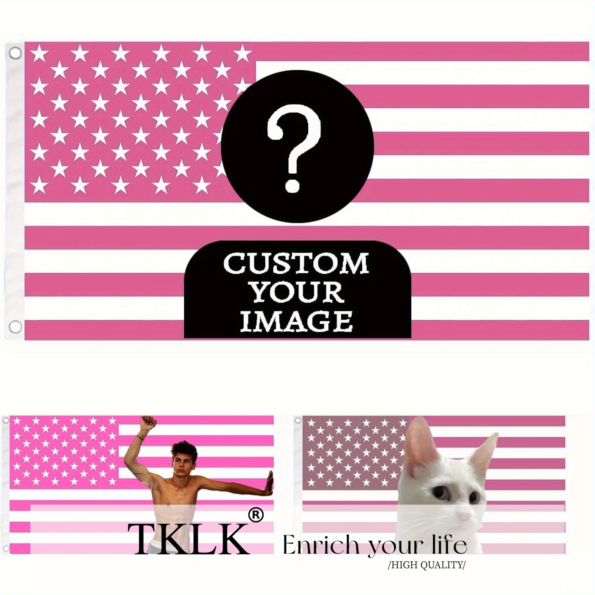 1pc Custom Classic Pink/Black  - Company Profile Printing recensione e prezzo
