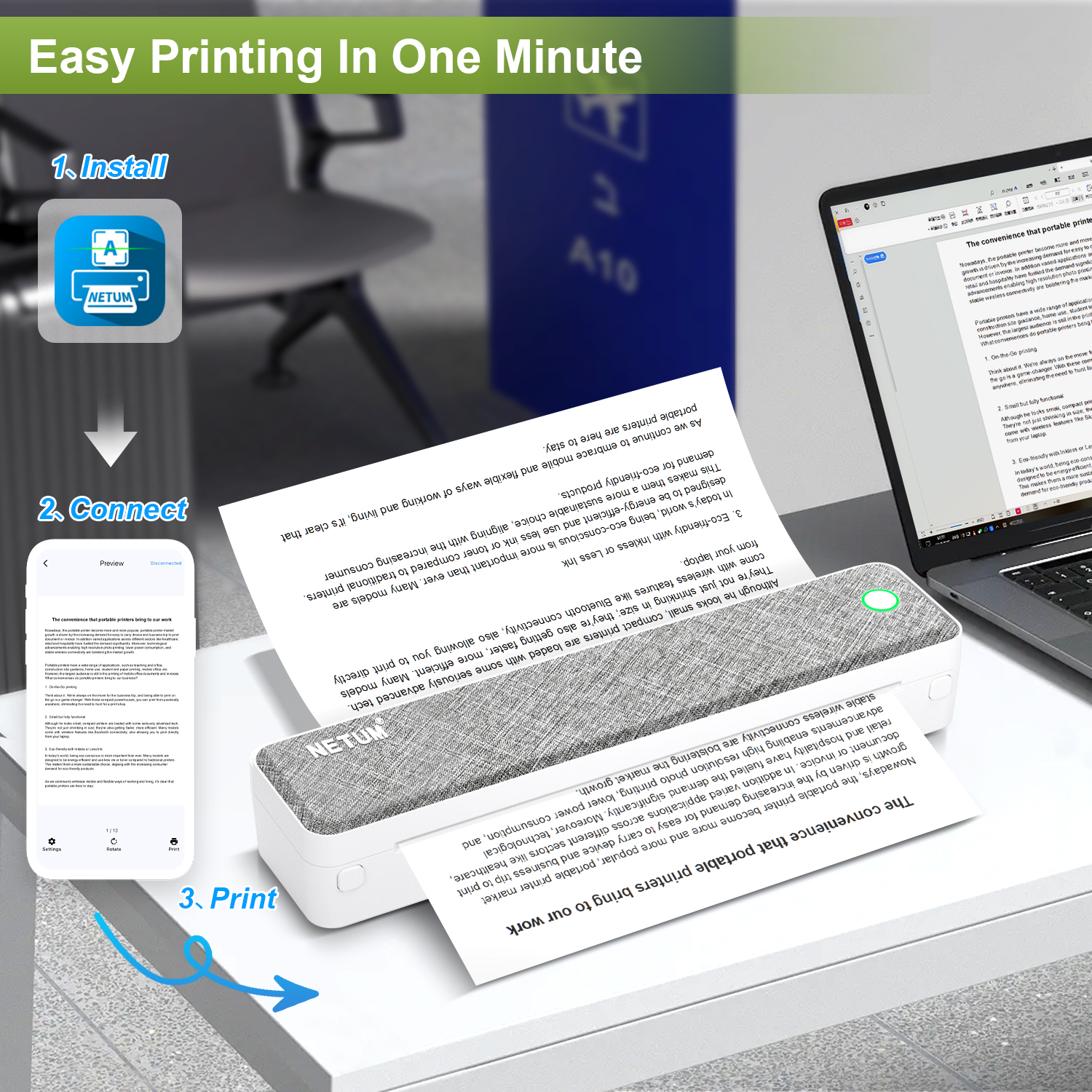 A4 Bluetooth Business Travel   - Commercial Document Printing recensione e prezzo