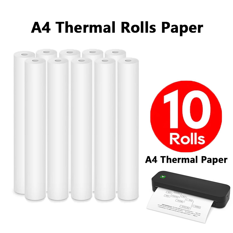 A4 Thermal Paper Rolls 1/2/4/1 - Commercial Document Printing recensione e prezzo
