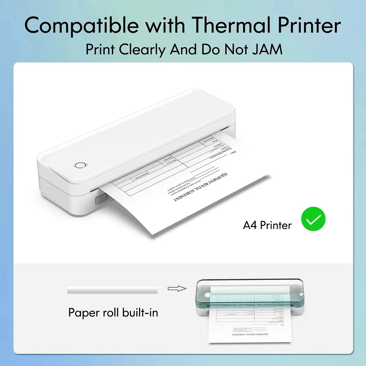 A4 Thermal Paper Rolls 1/2/4/1 - Commercial Document Printing recensione e prezzo