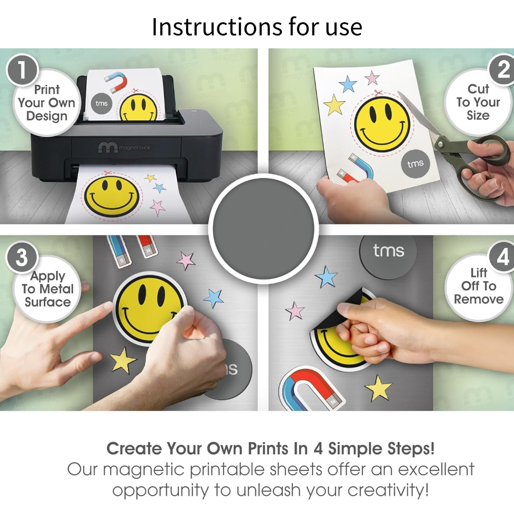 5 Sheets Printable Magnetic Sh - Commercial Printing Paper recensione e prezzo