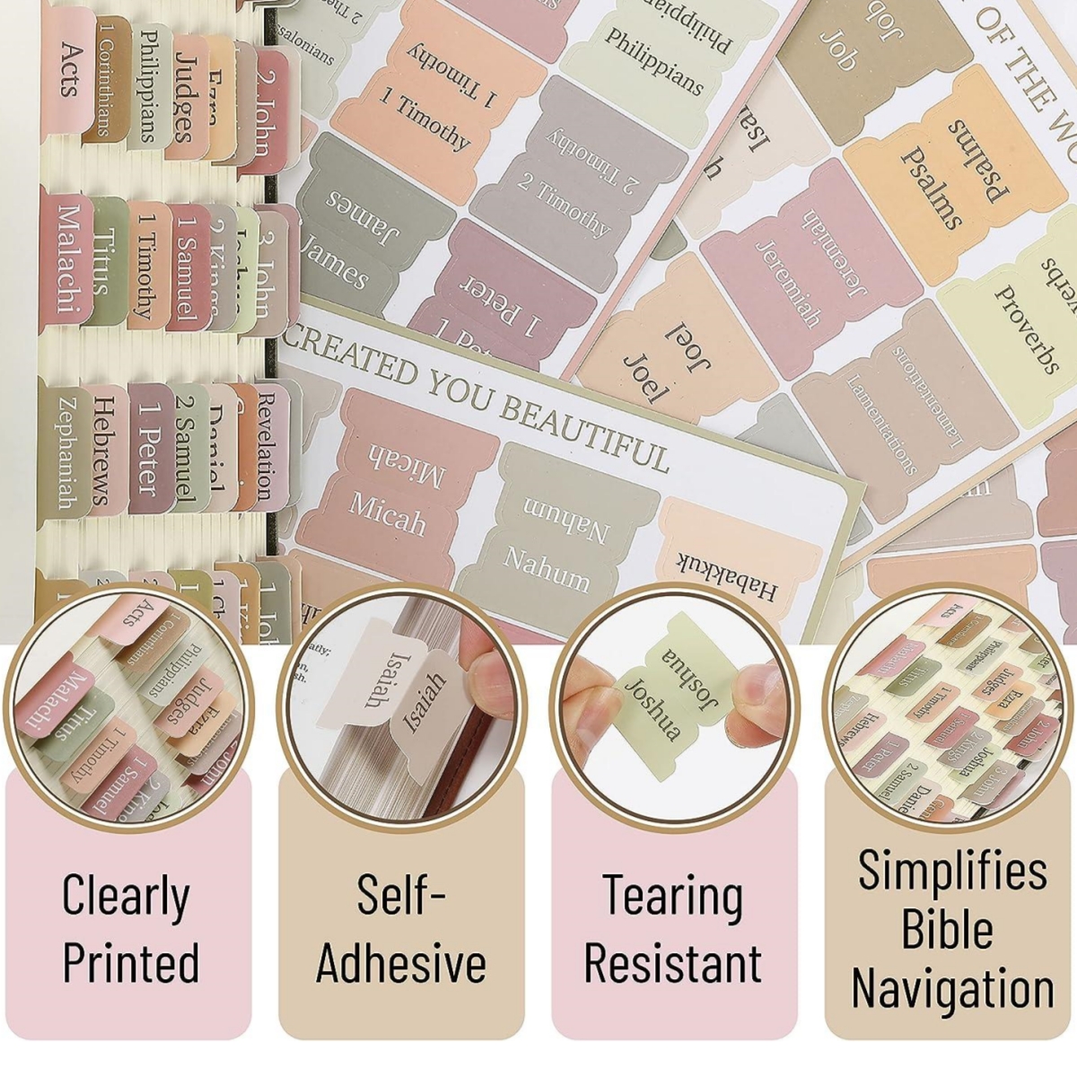 5 Sheets(75pcs) Bible Tabs Lar - Commercial Printing Paper recensione e prezzo