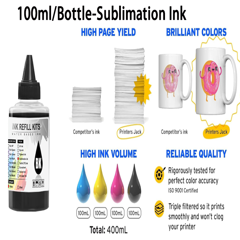 100ml Sublimation Ink 4Colors/ - Sublimation Ink 100Ml recensione e prezzo