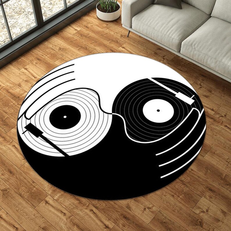 Yin Yang Symbol Round Rug Vivi - Commercial Vinyl Printing Machine recensione e prezzo