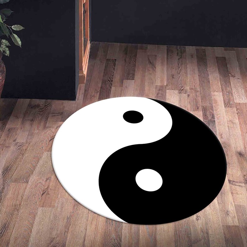 Yin Yang Symbol Round Rug Vivi - Commercial Vinyl Printing Machine recensione e prezzo