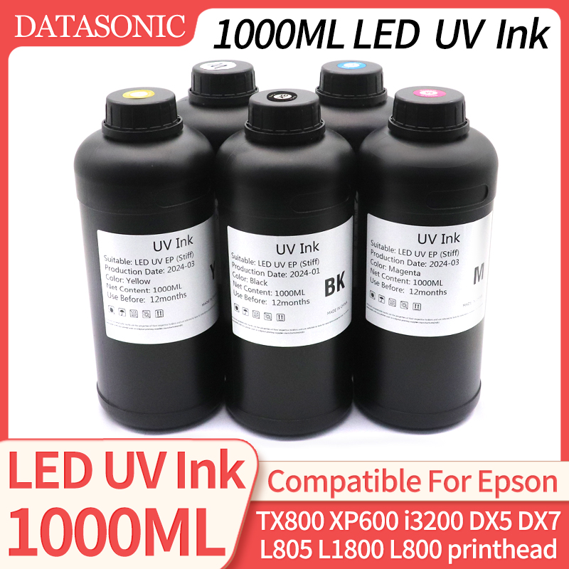 1000ML LED UV Ink For TX800 XP - Uv Flatbed Printer recensione e prezzo