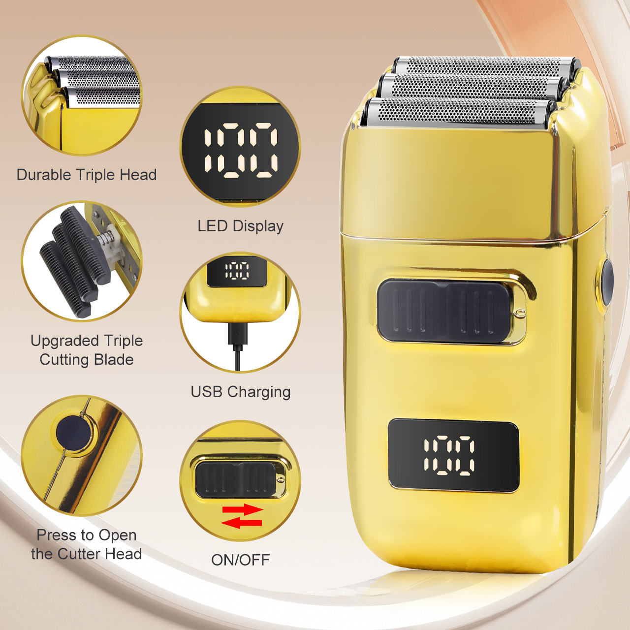 Electric Rechargeable Shaver f - Screen Printing Frame Mesh recensione e prezzo