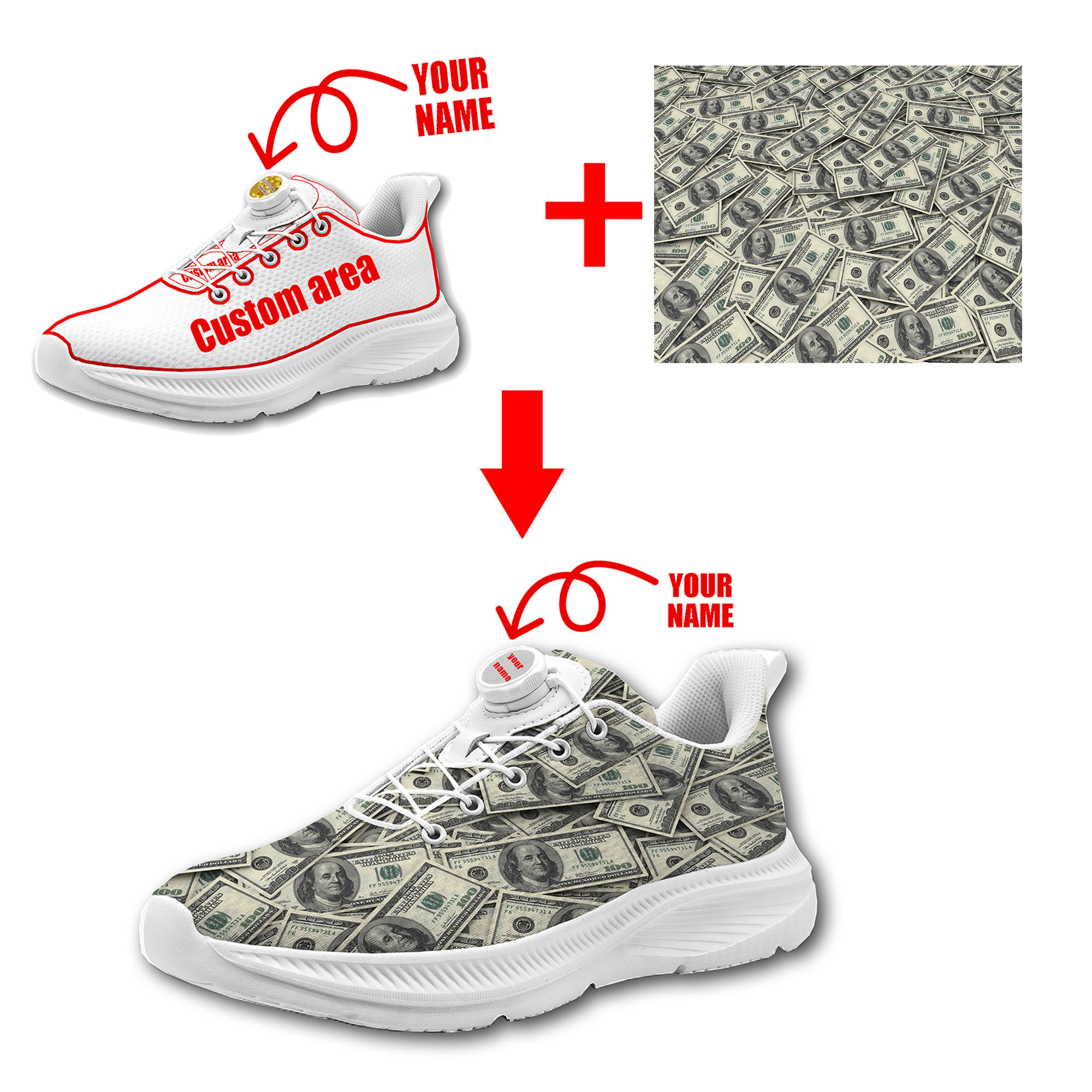 Custom Walking Shoes Men Woman - Company Profile Printing recensione e prezzo