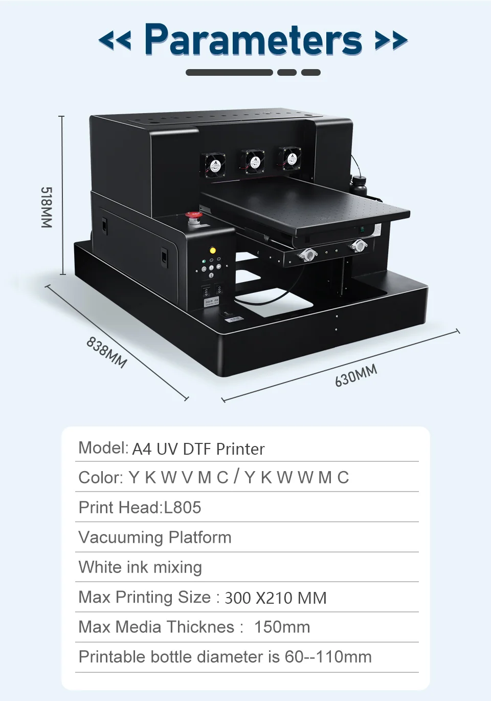 Irtop UV LED Printer A4 UV Fla - Uv Flatbed Printer recensione e prezzo
